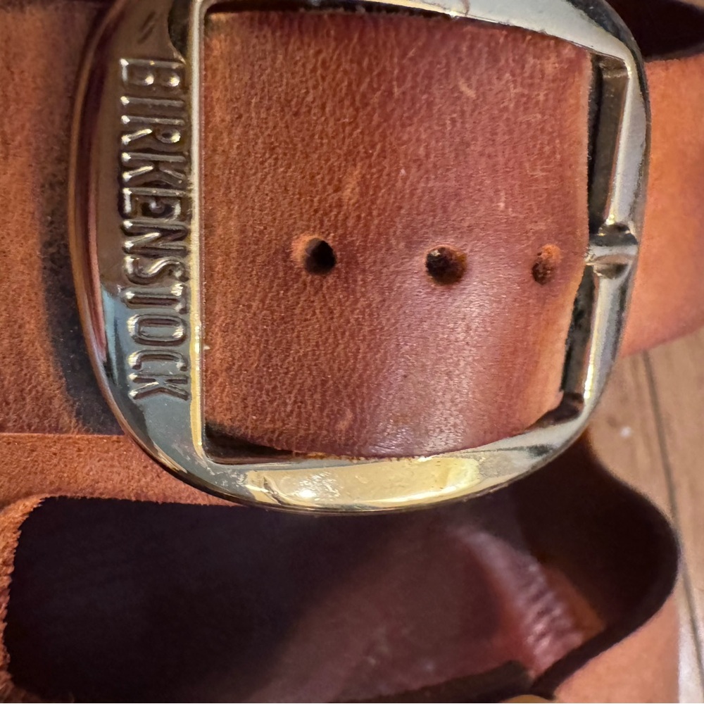 Birkenstock Arizona big Buckle slide Leather slide Sandals - Picture 4 of 6